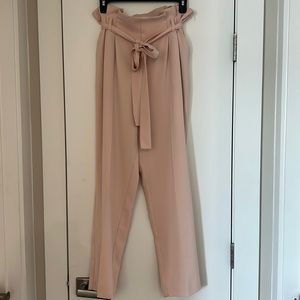 Rachel Roy blush pink paper bag waist